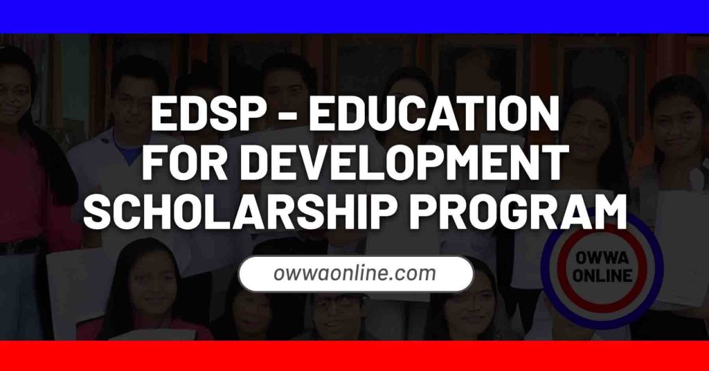 OWWA EDSP Education for Development Scholarship Program - OWWA Online