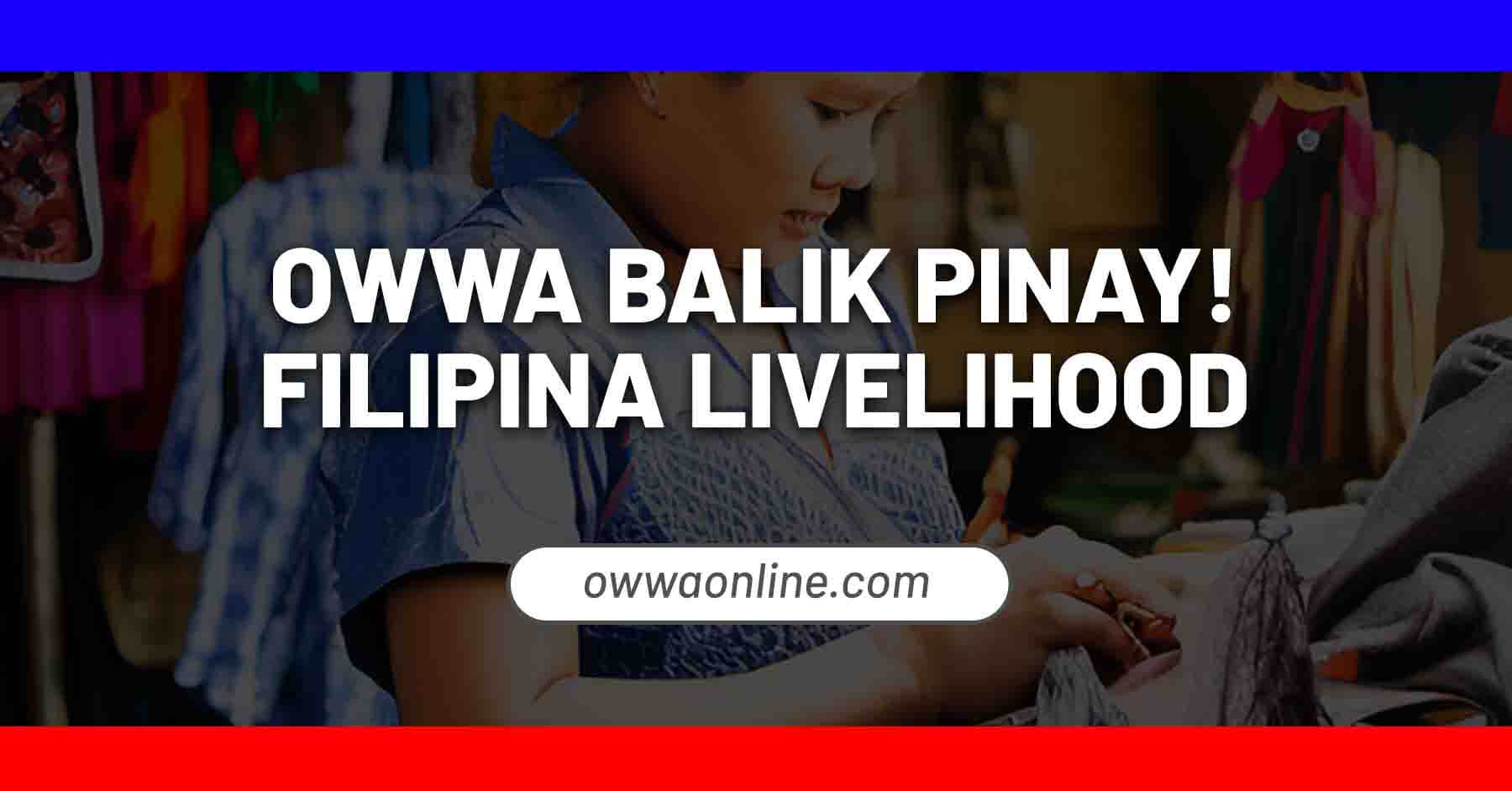 owwa balik pinay filipina livelihood for ofws